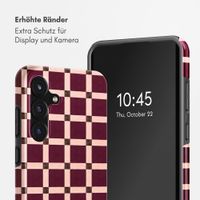 Selencia Vivid Back Cover Samsung Galaxy S25 FE - Check This Burgundy