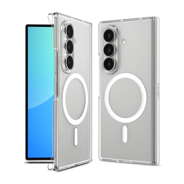 Spigen Air Skin Zero Mag Fit Hülle Samsung Galaxy Z Fold 8 Ultra - Clear / White
