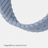 imoshion Corduroy-Band für Apple Watch | 44/45/46/49 mm - Hellblau