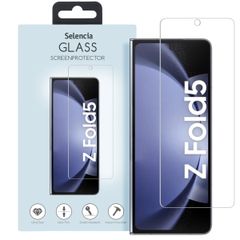 Selencia Displayschutz aus gehärtetem Glas für das Samsung Galaxy Z Fold 5 - Transparent 