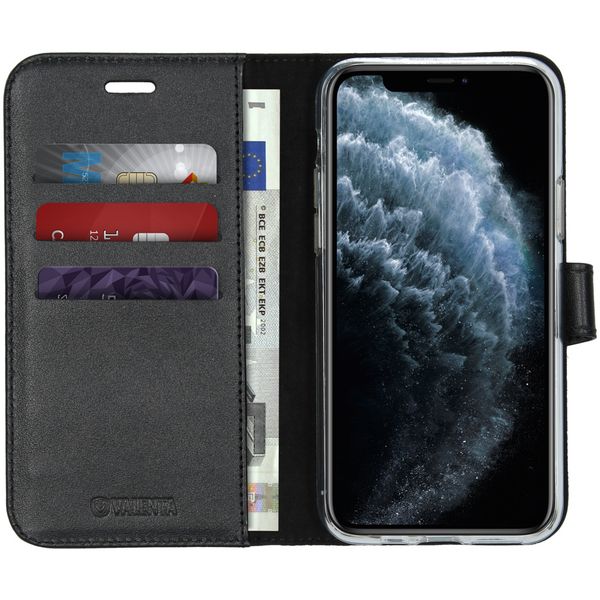 Valenta Klapphülle Leather Schwarz für das iPhone 11 Pro