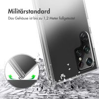 Accezz Xtreme Impact Case für das Samsung Galaxy S22 Ultra - Transparent