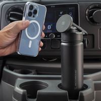 Scosche MagicMount Flask - Handyhalterung – Isolierte Trinkflasche 650ML – MagSafe – Schwarz