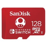 SanDisk microSD für das Nintendo Switch - 128G - Mushroom