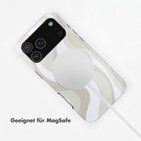 Selencia Vivid Rückabdeckung mit MagSafe Apple iPhone 18 Pro / 17 Pro - Desert Waves Beige