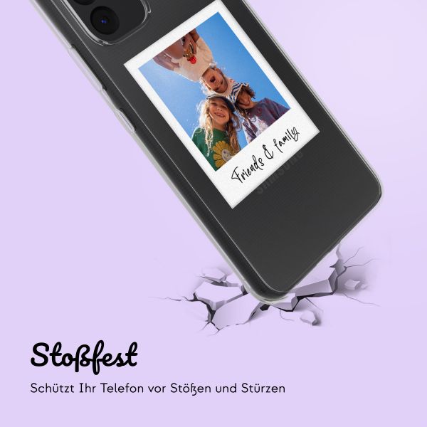 Personalisierte Hülle mit Polaroid Samsung Galaxy A54 (5G) - Transparent