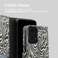 imoshion Design Klapphülle für das Motorola Moto G34 - Black And White