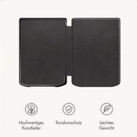 imoshion Slim Hard Case Klapphülle Pocketbook Verse / Verse Lite / Verse Pro / Vivlio Light / Light HD - Schwarz