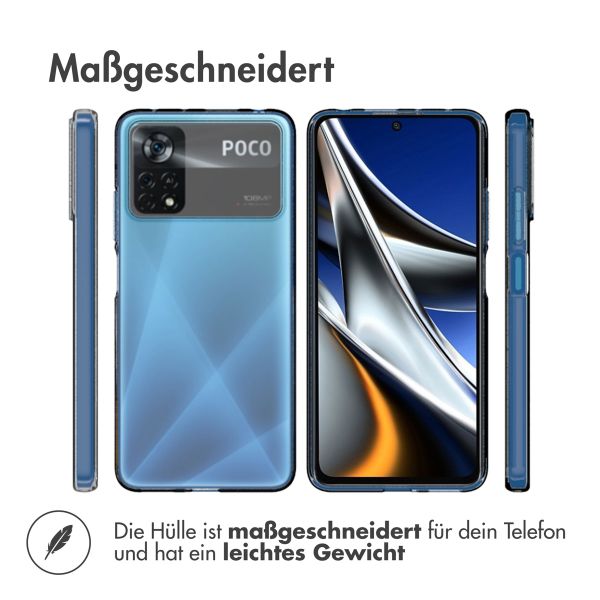 Accezz TPU Clear Cover für das Xiaomi Poco X4 Pro 5G - Transparent