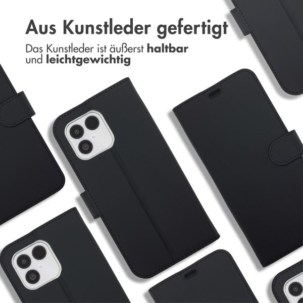 Accezz Wallet TPU Klapphülle Fairphone 6 - Schwarz