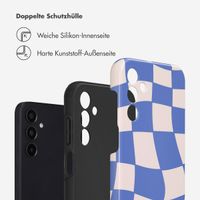 Selencia Vivid Tough Back Cover für das Samsung Galaxy A15 (5G/4G) - Groovy Sapphire Blue