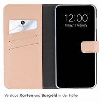 Selencia Echtleder Klapphülle Samsung Galaxy A27 (5G) - Dusty Pink