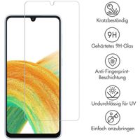 Selencia Displayschutz aus gehärtetem Glas für das Samsung Galaxy A34 (5G)