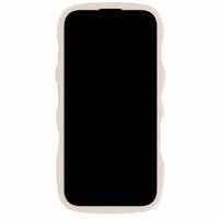 Holdit Wavy Case für das iPhone 16 - Light Beige