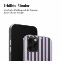 imoshion  Design Hülle für das iPhone 12 (Pro) - Sparkle Lines Lavender