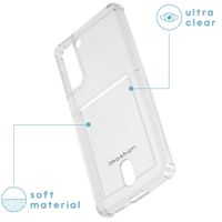 imoshion Soft Case Back Cover mit Kartenfach Samsung Galaxy S21 Plus - Transparent