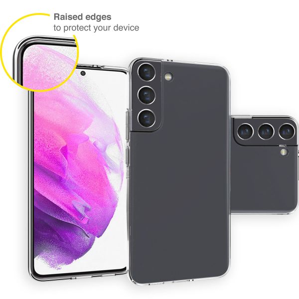 Accezz Clear TPU Backcover Samsung Galaxy S22 Plus - Transparent