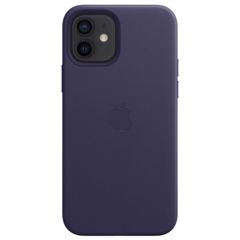 Apple Leder-Case MagSafe für iPhone 12 (Pro) - Deep Violet