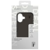 iDeal of Sweden Clear Case für das iPhone 16 - Tinted Black