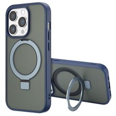 Accezz Ring Stand Backcover mit MagSafe Apple iPhone 14 Pro - Blau