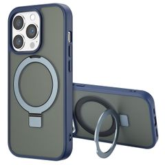 Accezz Ring Stand Backcover mit MagSafe für das iPhone 14 Pro - Blue