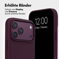 Accezz 2-in-1 Klapphülle aus Leder mit MagSafe Apple iPhone 18 Pro / 17 Pro - Heath Purple