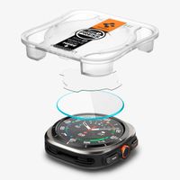 Spigen EZ FIT Glas.tR Displayschutzfolie mit Applikator für Samsung Galaxy Watch Ultra (2024/2025) - Transparent