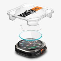 Spigen EZ FIT Glas.tR Displayschutzfolie mit Applikator für Samsung Galaxy Watch Ultra - Transparent