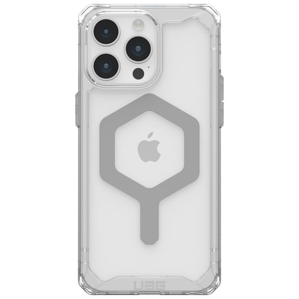 UAG Plyo Backcover MagSafe für das iPhone 15 Pro Max - Ice / Silber