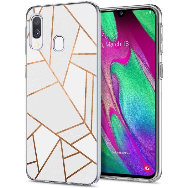 imoshion Design Hülle für das Samsung Galaxy A20e - White Graphic