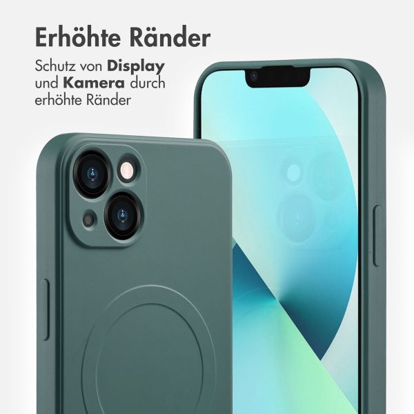 imoshion Color Back Cover mit MagSafe Apple iPhone 13 - Dunkelgrün