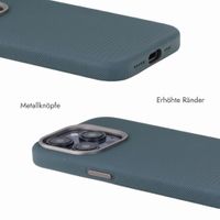 Accezz Mesh Backcover mit MagSafe Apple iPhone 15 Pro - Dunkelblau