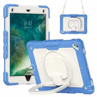 imoshion Rugged Kindersicher Schutzhülle Apple iPad 6 (2018) 9.7 Zoll / iPad 5 (2017) 9.7 Zoll / Air 2 (2014)/Air 1 (2013) - Blau