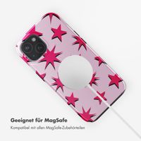 Selencia Vivid Rückabdeckung mit MagSafe Apple iPhone 15 - Stars Rubine Red Light Pink
