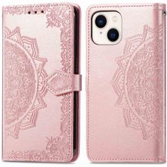 imoshion Mandala Klapphülle Apple iPhone 15 - Rosé gold