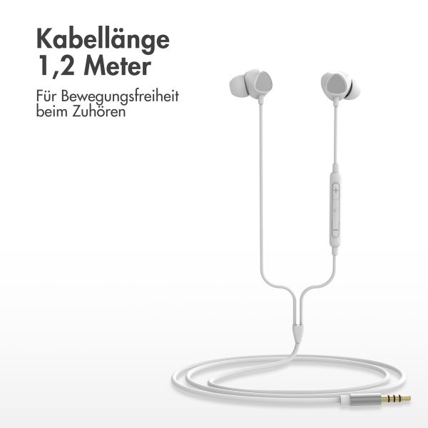 imoshion In-ear Kopfhörer - Kabelgebundene Kopfhörer - AUX / 3,5 mm Klinkenanschluss - Weiß