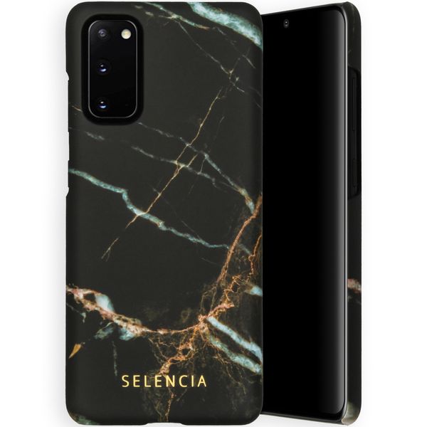 Selencia Maya Fashion Backcover Samsung Galaxy S20 - Marble Black