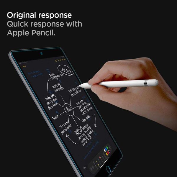Spigen GLAStR Slim Tempered Glas Displayschutzfolie Apple iPad 9 (2021) 10.2 Zoll / iPad 8 (2020) 10.2 Zoll / iPad 7 (2019) 10.2 Zoll
