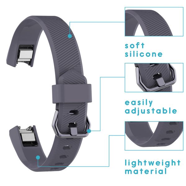 imoshion Silikonband für das  Fitbit Alta (HR) - Grau