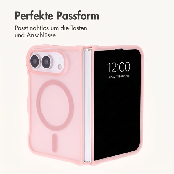 imoshion Color Guard Back Cover mit MagSafe Apple iPhone Duo - Hellrosa