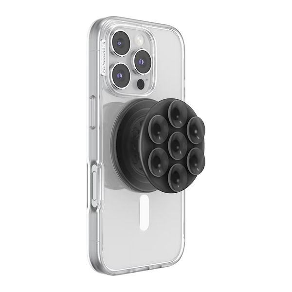 PopSockets Suck-Up Grip & Mount - MagSafe Saugnapf - Translucent Black