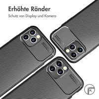 imoshion Carbon-Hülle Apple iPhone 12 Pro Max - Schwarz