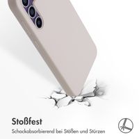 Accezz Liquid Silikoncase mit MagSafe Samsung Galaxy S23 FE - Stone