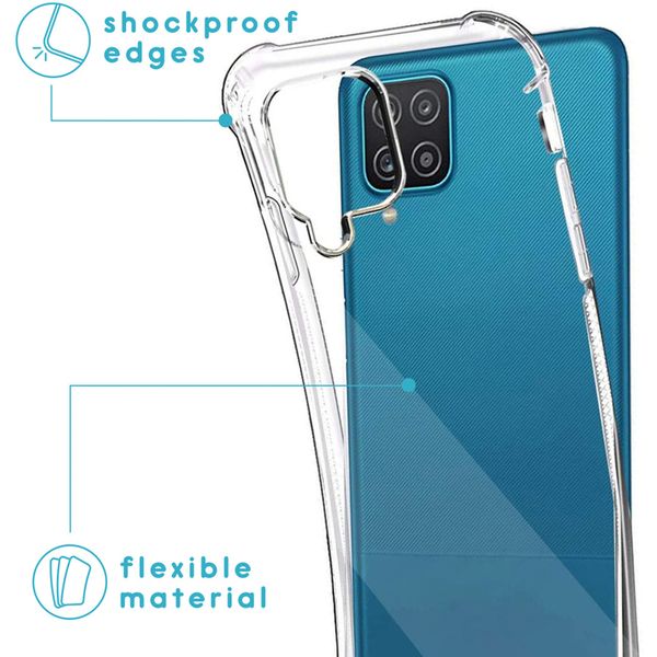 imoshion Transparentní zadní kryt s šňůrkou Samsung Galaxy A12 - Schwarz