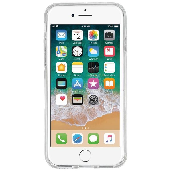 Transparente Zitat-Design TPU Hülle iPhone SE (2022 / 2020) / 8 / 7