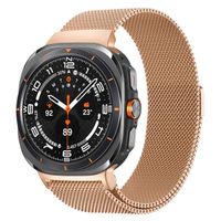 imoshion Magnetisches Milanaise Armband für das  Samsung Galaxy Watch Ultra (2024/2025) - Rosé gold
