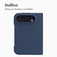 Accezz Liquid Silikoncase mit MagSafe Apple iPhone Duo - Dunkelblau