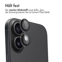 imoshion 2er-Pack Objektivschutz für Kamera für das Apple iPhone 17 / 16 / 16 Plus - Schwarz