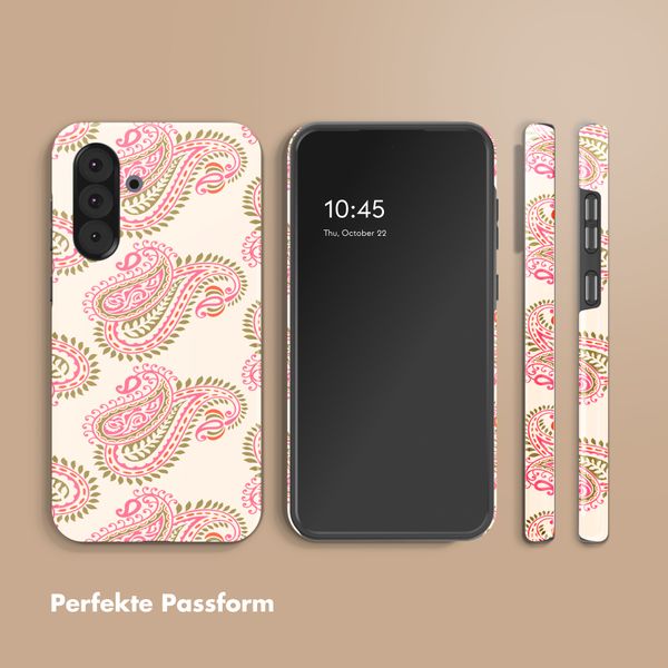 Selencia Vivid Back Cover Samsung Galaxy A36 / A56 - Paisley Blush