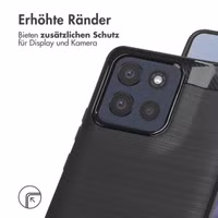 imoshion Brushed Back Cover Motorola Moto G86 - Schwarz